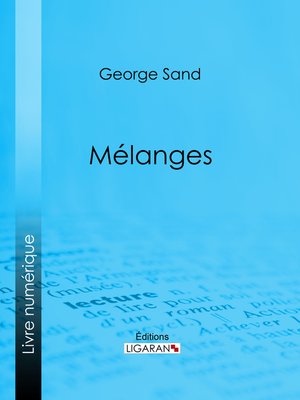 cover image of Mélanges